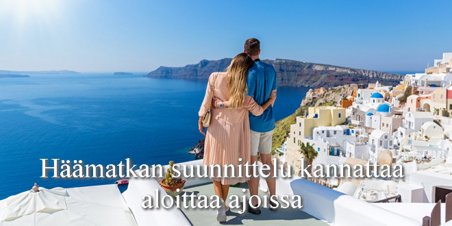 Häämatkan suunnittelu kannattaa aloittaa ajoissa