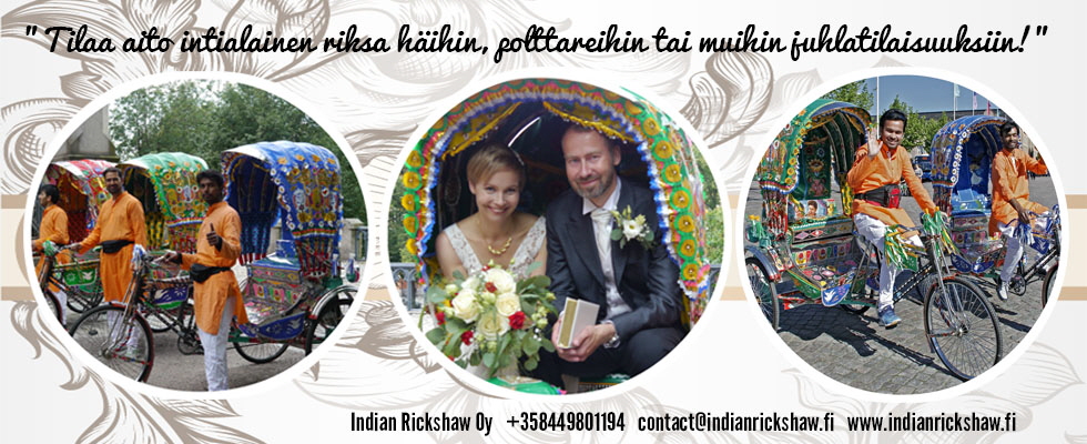 Aito intialainen hääriksa: Indian Rickshaw