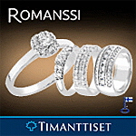 Romanssi -timanttisormukset