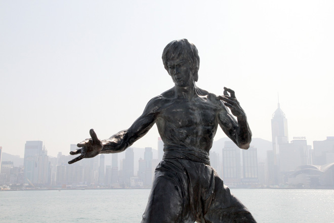 Hongkong häämatkakohteena Bruce Lee Hongkong häämatkakohteena Bruce Lee