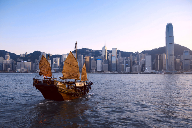 Hongkong häämatkakohteena satama Hongkong häämatkakohteena satama
