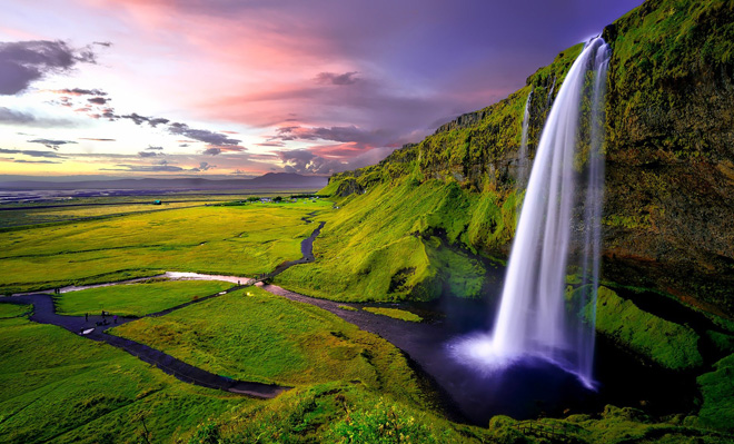 Islanti Seljalandsfoss Islanti Seljalandsfoss