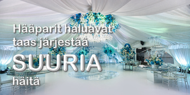 Hääparit haluavat järjestää taas suuria häitä