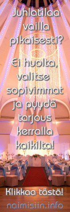 Parhaat hääjuhlatilat yhdellä haulla