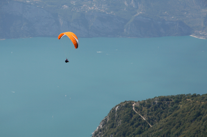 Varjoliitoa Monte Baldolla