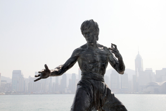 Hongkong hmatkakohteena Bruce Lee