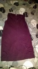 Nanso viininpunainen mekko, XL